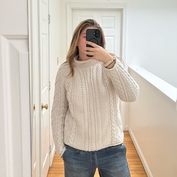 J. Crew Sweaters - RARE! J. Crew Rollneck Irish Sweater